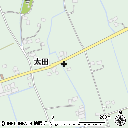 栃木県塩谷郡高根沢町太田332周辺の地図