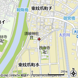 石川県金沢市東蚊爪町ホ115周辺の地図