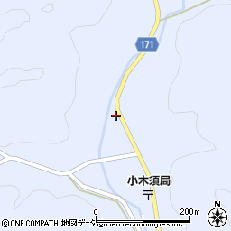 栃木県那須烏山市小木須2043周辺の地図