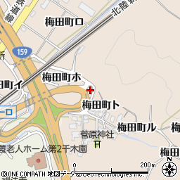 石川県金沢市梅田町周辺の地図