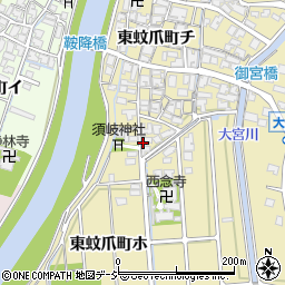 石川県金沢市東蚊爪町ホ25周辺の地図
