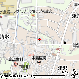 富山県小矢部市津沢389周辺の地図