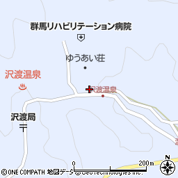 関東森林管理局　吾妻森林管理署四万森林事務所周辺の地図