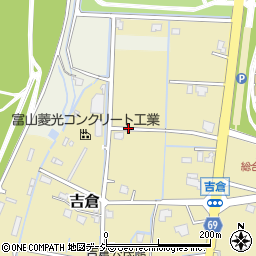 富山県富山市吉倉周辺の地図