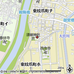 石川県金沢市東蚊爪町ホ28周辺の地図