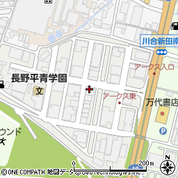 長野県長野市アークス周辺の地図