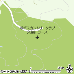 ボボスカントリークラブ久慈川コース周辺の地図