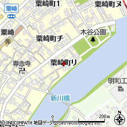 石川県金沢市粟崎町リ周辺の地図