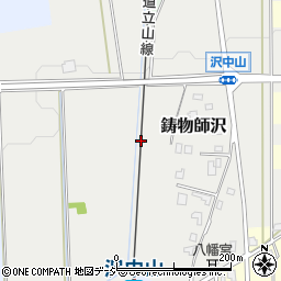 富山県中新川郡立山町鋳物師沢周辺の地図