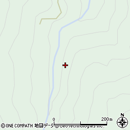 黒村谷周辺の地図