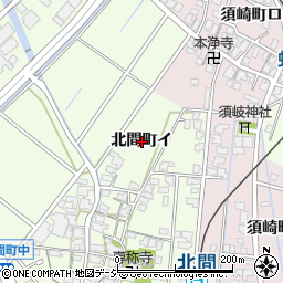 石川県金沢市北間町イ周辺の地図