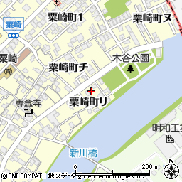 石川県金沢市粟崎町リ45周辺の地図