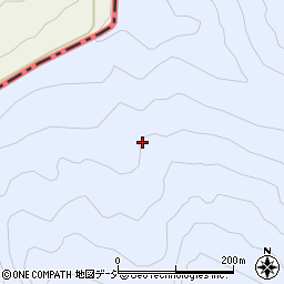 鹿島槍ケ岳周辺の地図