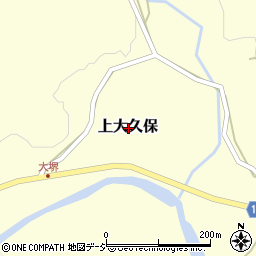 栃木県鹿沼市上大久保周辺の地図