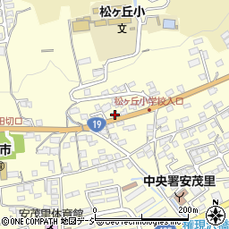 長野県長野市安茂里小市周辺の地図