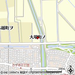 石川県金沢市大場町ノ周辺の地図