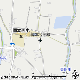 藤本公民館周辺の地図