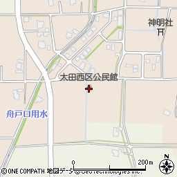 太田西区公民館周辺の地図