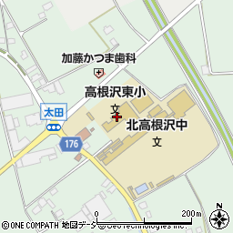 高根沢町立東小学校周辺の地図