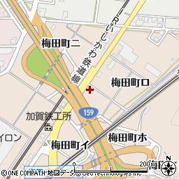 石川県金沢市梅田町ロ13周辺の地図