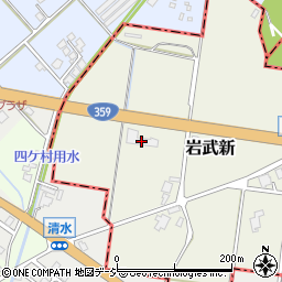 沼田製粉岩武工場周辺の地図