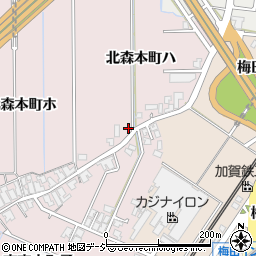 石川県金沢市北森本町ハ38周辺の地図