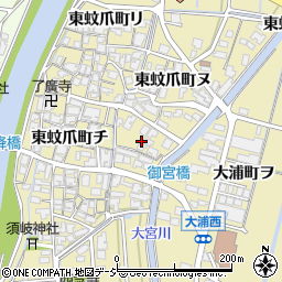 石川県金沢市東蚊爪町ト周辺の地図