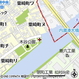 石川県金沢市粟崎町リ1周辺の地図