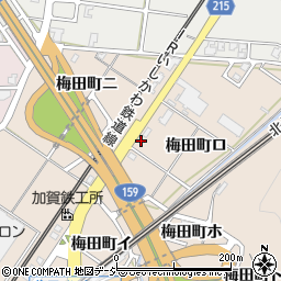 石川県金沢市梅田町ロ28周辺の地図
