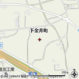 栃木県宇都宮市下金井町周辺の地図