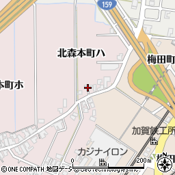 石川県金沢市北森本町ハ周辺の地図