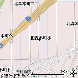 石川県金沢市北森本町（ホ）周辺の地図