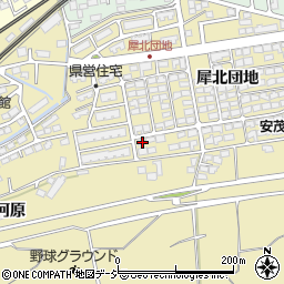 長野県長野市安茂里犀北団地8075周辺の地図