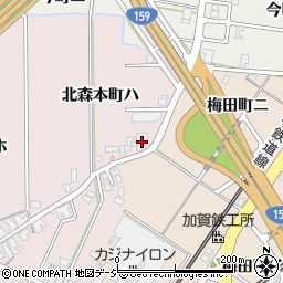 石川県金沢市北森本町ハ59周辺の地図