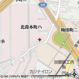 石川県金沢市北森本町ハ58周辺の地図