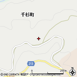 石川県金沢市千杉町チ周辺の地図