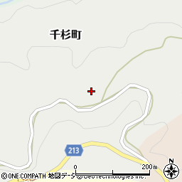 石川県金沢市千杉町（チ）周辺の地図