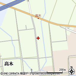 富山県小矢部市高木77周辺の地図