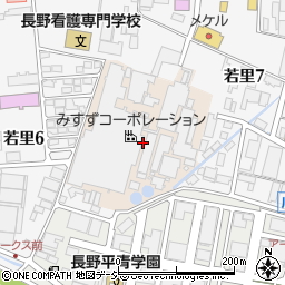 長野県長野市若里周辺の地図