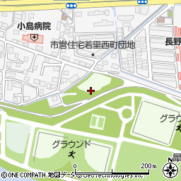 若草公園周辺の地図