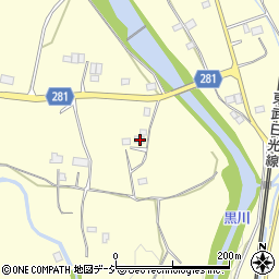 栃木県鹿沼市板荷400周辺の地図