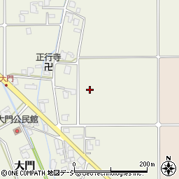 富山県砺波市大門周辺の地図