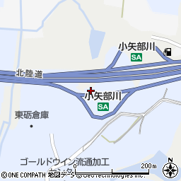 ＥＮＥＯＳ北陸自動車道（上り）小矢部川サービスエリアＳＳ周辺の地図