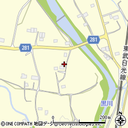 栃木県鹿沼市板荷400-3周辺の地図