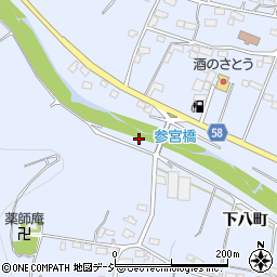 長野県須坂市八町下八町周辺の地図