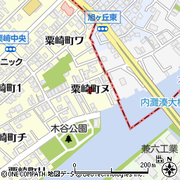 石川県金沢市粟崎町ヌ周辺の地図