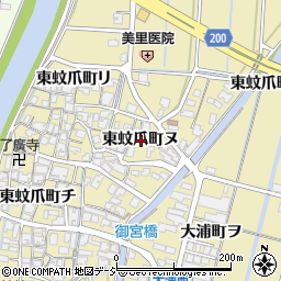 石川県金沢市東蚊爪町ヌ周辺の地図