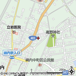 ＪＡグリーン長野綿内農業資材店周辺の地図