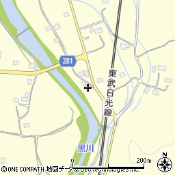 栃木県鹿沼市板荷815周辺の地図