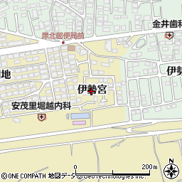 長野県長野市安茂里伊勢宮周辺の地図